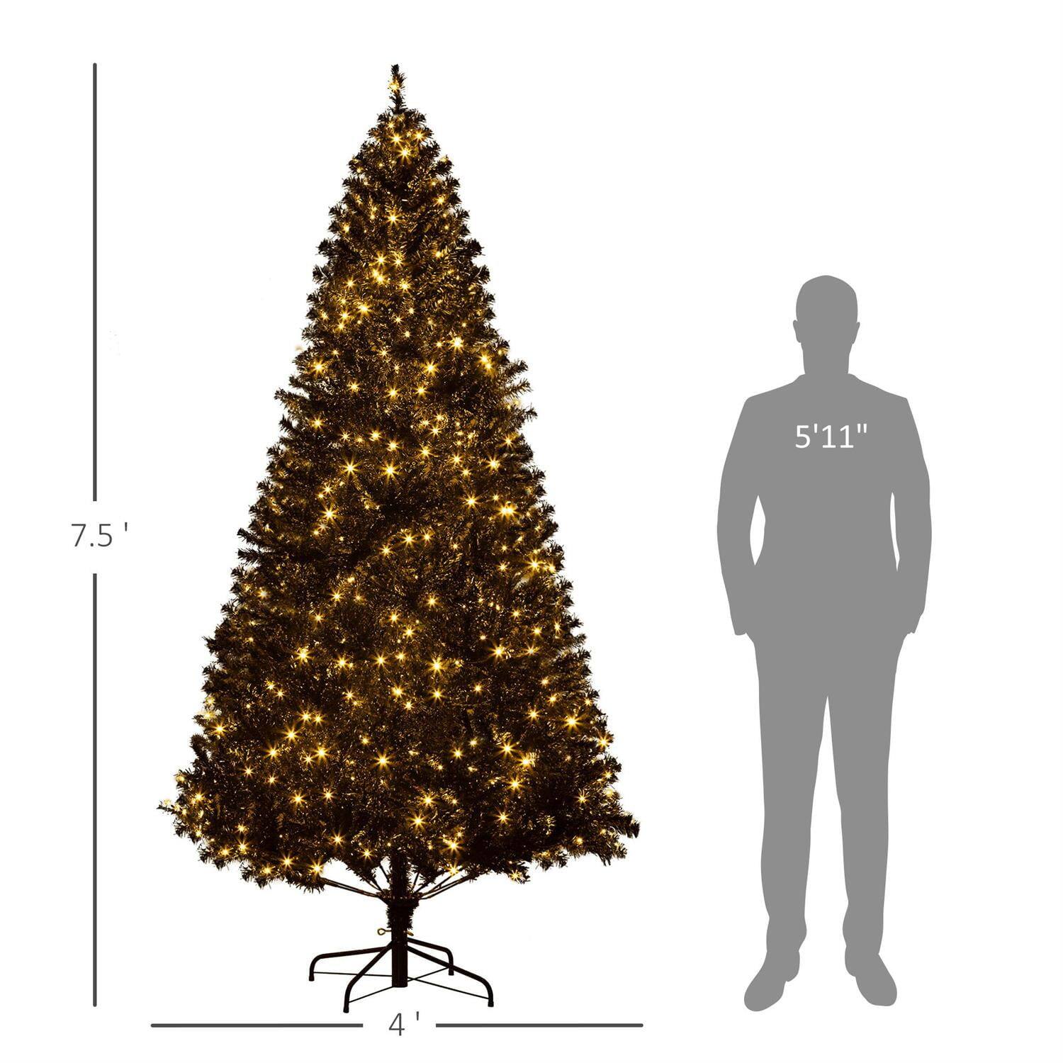 5'11"  
7.5'  
4'