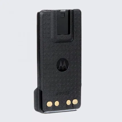 Front. Motorola Solutions - Motorola PMNN4493 IMPRES 3000mAh Battery for XPR 3300e, XPR 3500e, XPR 7000e, XPR 7550e Radios.