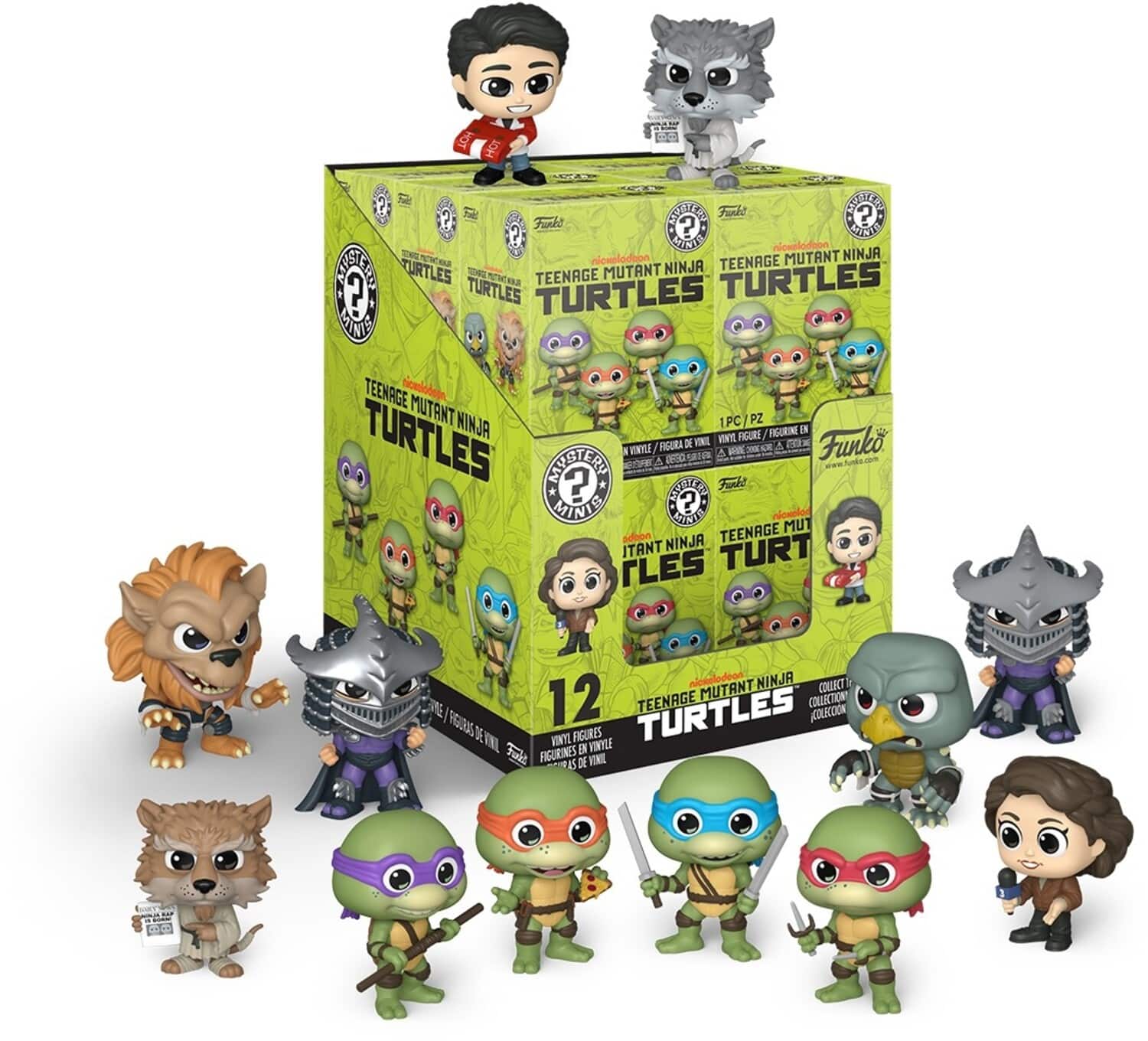 Funko - Mystery Mini: Teenage Mutant Ninja Turtles (One Random Mystery Mini per Transaction) (TMNT) - COLLECTIBLES - Multicolor
