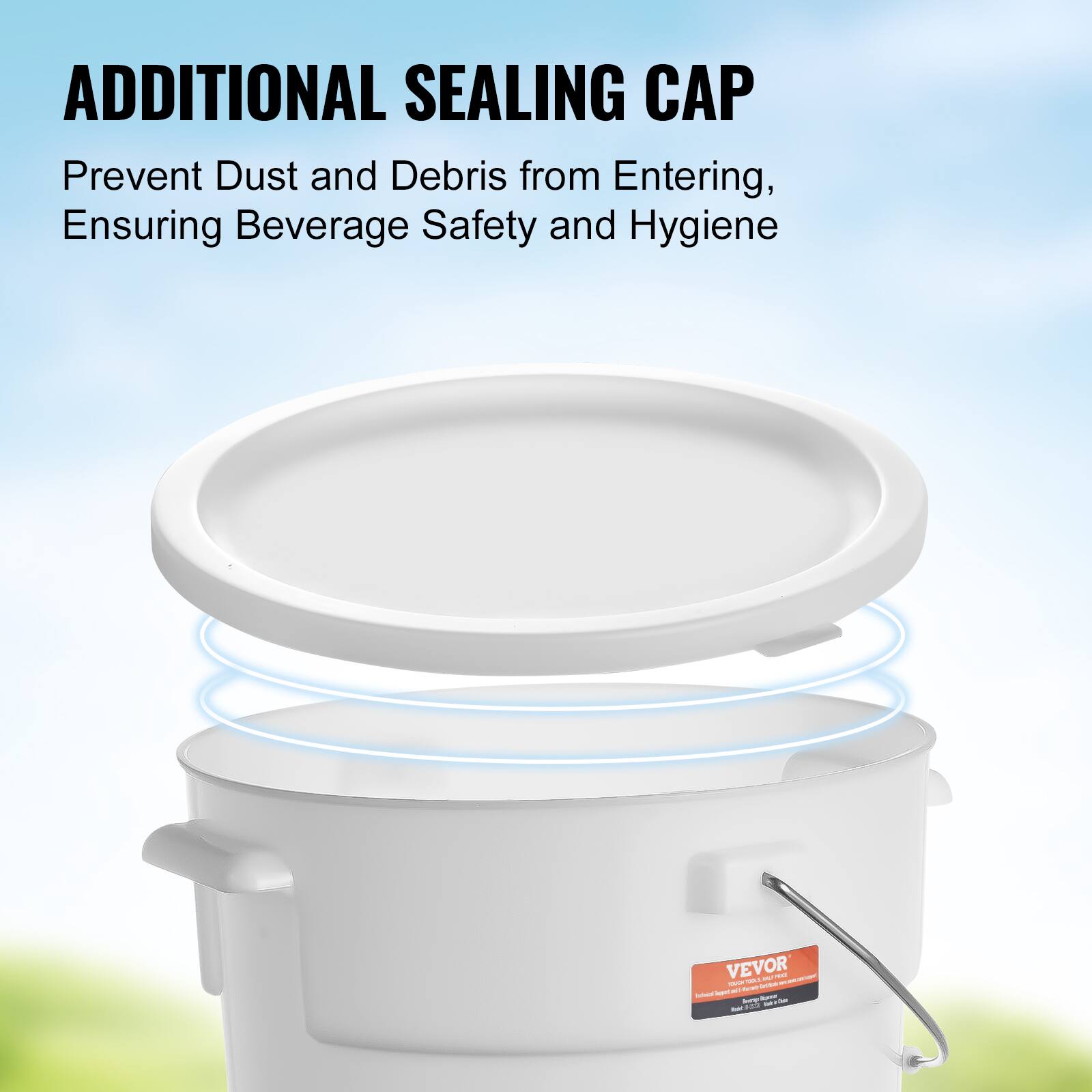 ADDITIONAL SEALING CAP

Prevent Dust and Debris from Entering, Ensuring Beverage Safety and Hygiene