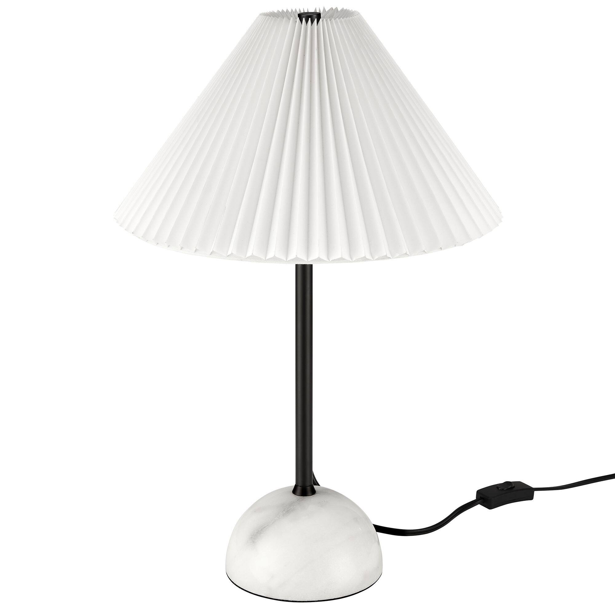 Angle. Modway - Illusion Marble Dome Table Lamp by Modway - Black.