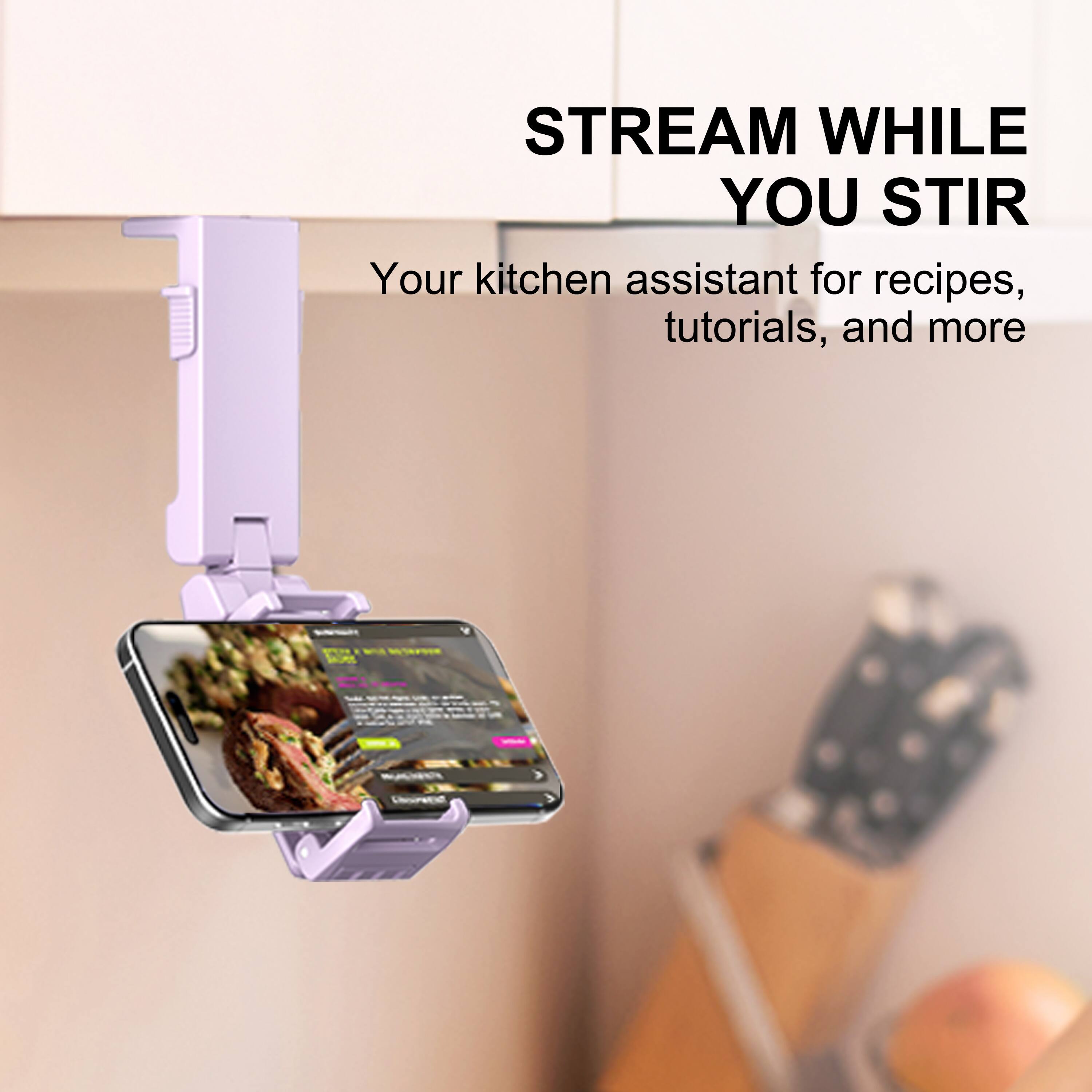 STREAM WHILE YOU STIR  
Your kitchen assistant for recipes, tutorials, and more
