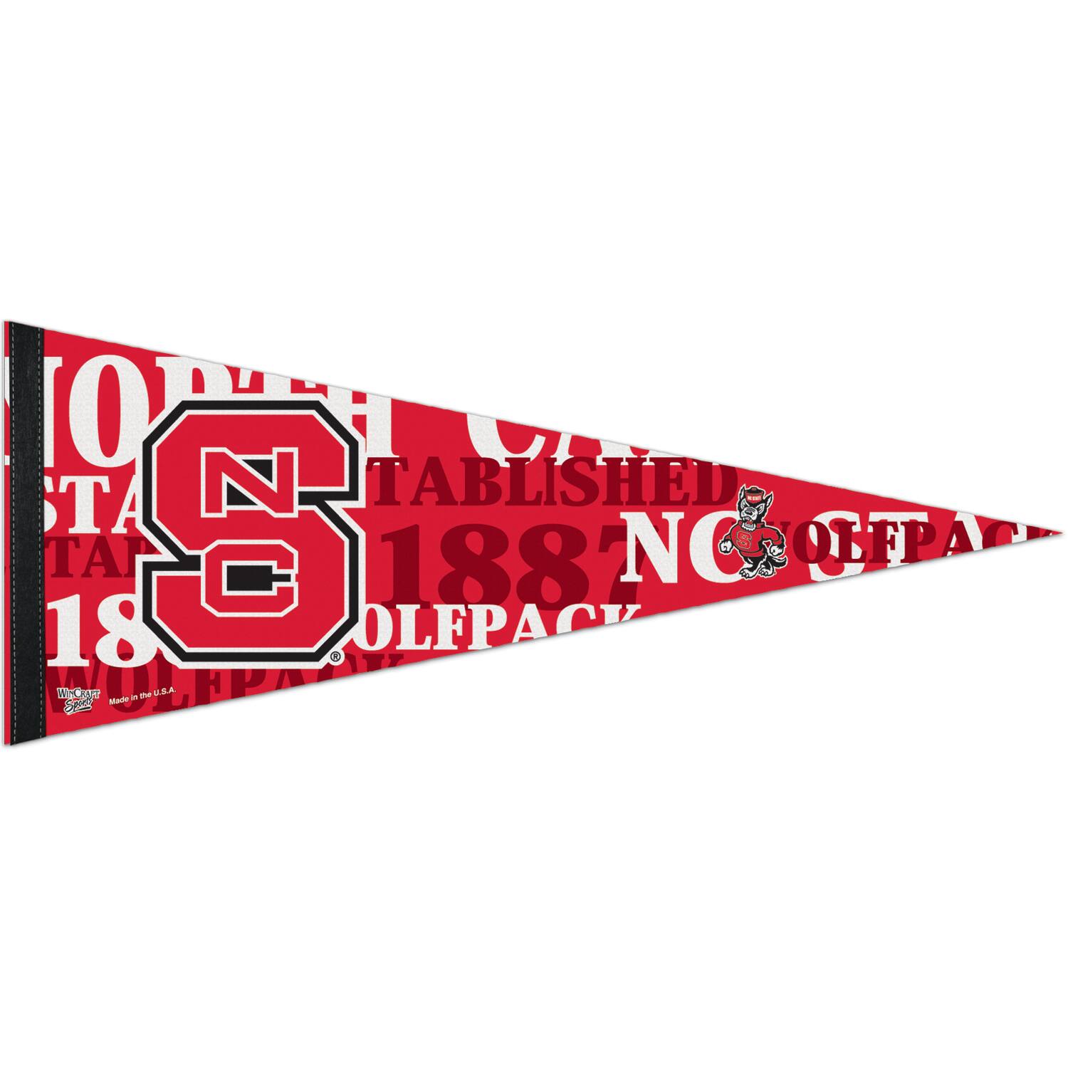 ESTABLISHED 1888  
NORTH CAROLINA  
TAR HEELS  
WOLF PACK  
Made in the U.S.A.
