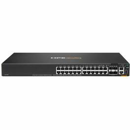 HP - HPE CX 6200 Ethernet Switch - 24 Ports - Manageable - Gigabit Ethernet - 10/100/1000Base-T, 1000Base-X - 3 Layer - Gray