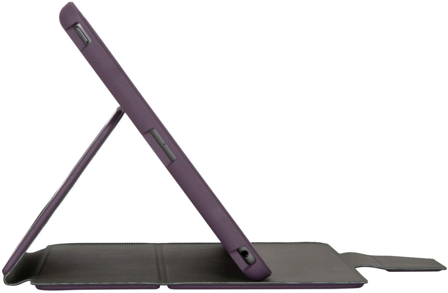 Alt View 18. Targus - Pro-Tek Antimicrobial Case for iPad (9th, 8th and 7th gen.) 10.2", iPad Air 10.5", and iPad Pro 10.5" - Purple.