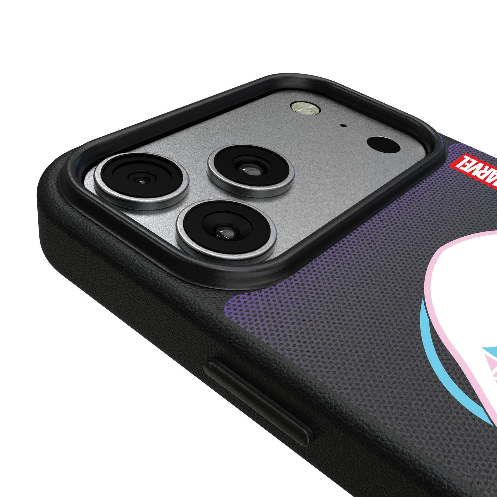 Left. Keyscaper - Marvel Grid MagSafe Compatible Phone Case - Apple iPhone 17 Pro Max - Spider-Gwen.