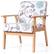 Alt View 13. Costway - Accent Upholstered Home Office Chair with Wooden Frame (Set of 2) - White.