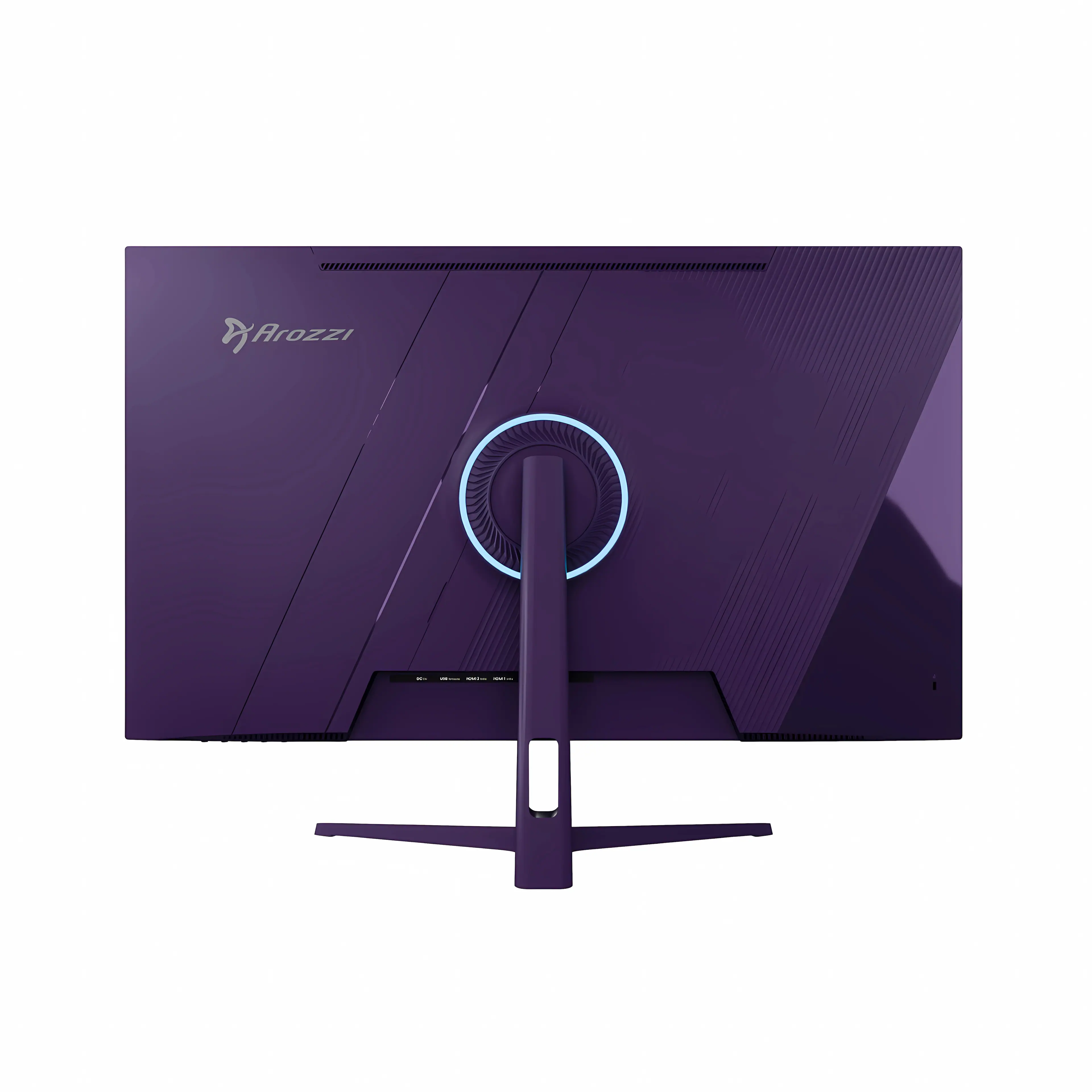 Alt View 3. Arozzi - Arozzi – Nova 32" IPS QHD 180Hz Gaming Monitor – Purple - Purple.