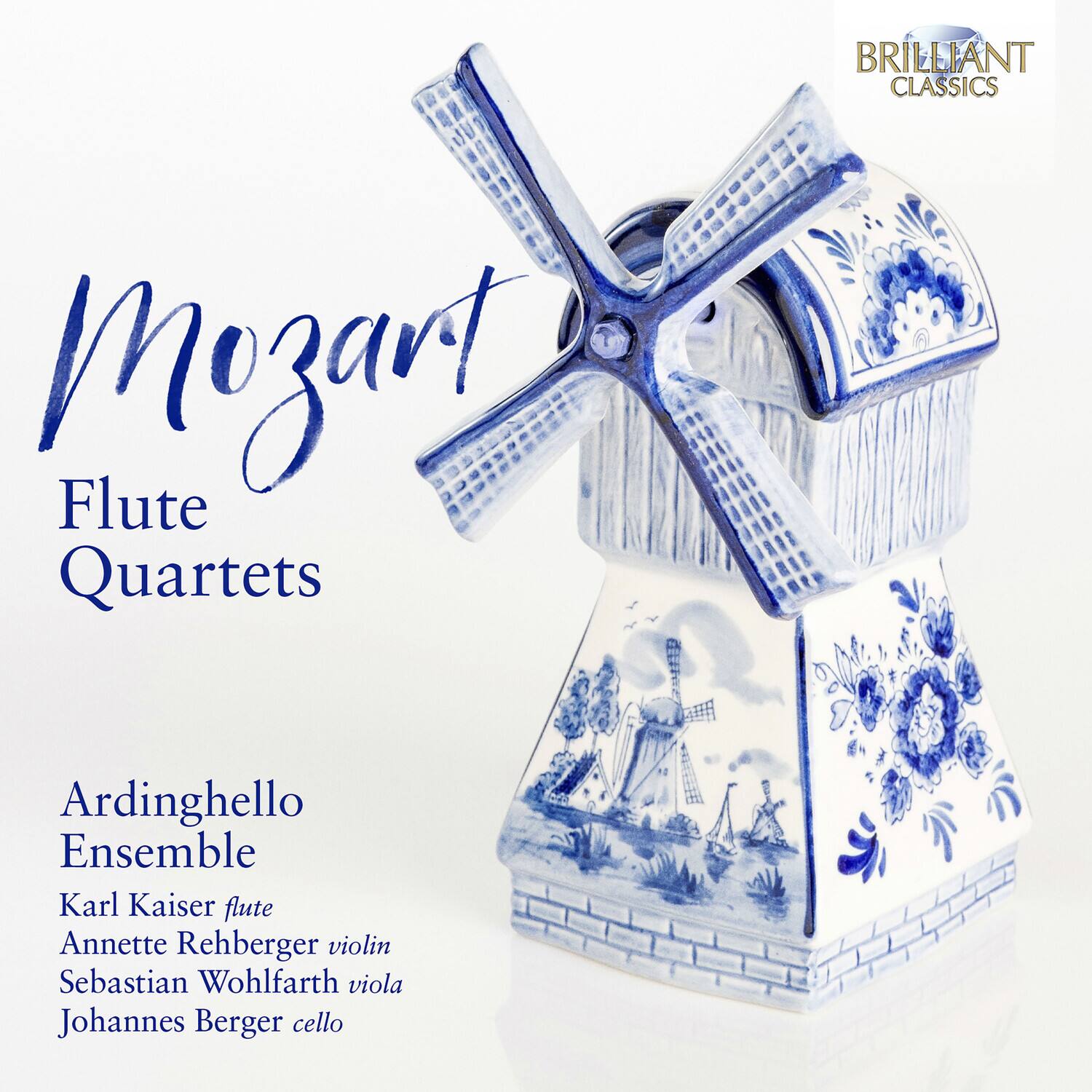 BRILLIANT CLASSICS

Mozart  
Flute Quartets

Ardinghello Ensemble

Karl Kaiser flute  
Annette Rehberger violin  
Sebastian Wohlfarth viola  
Johannes Berger cello