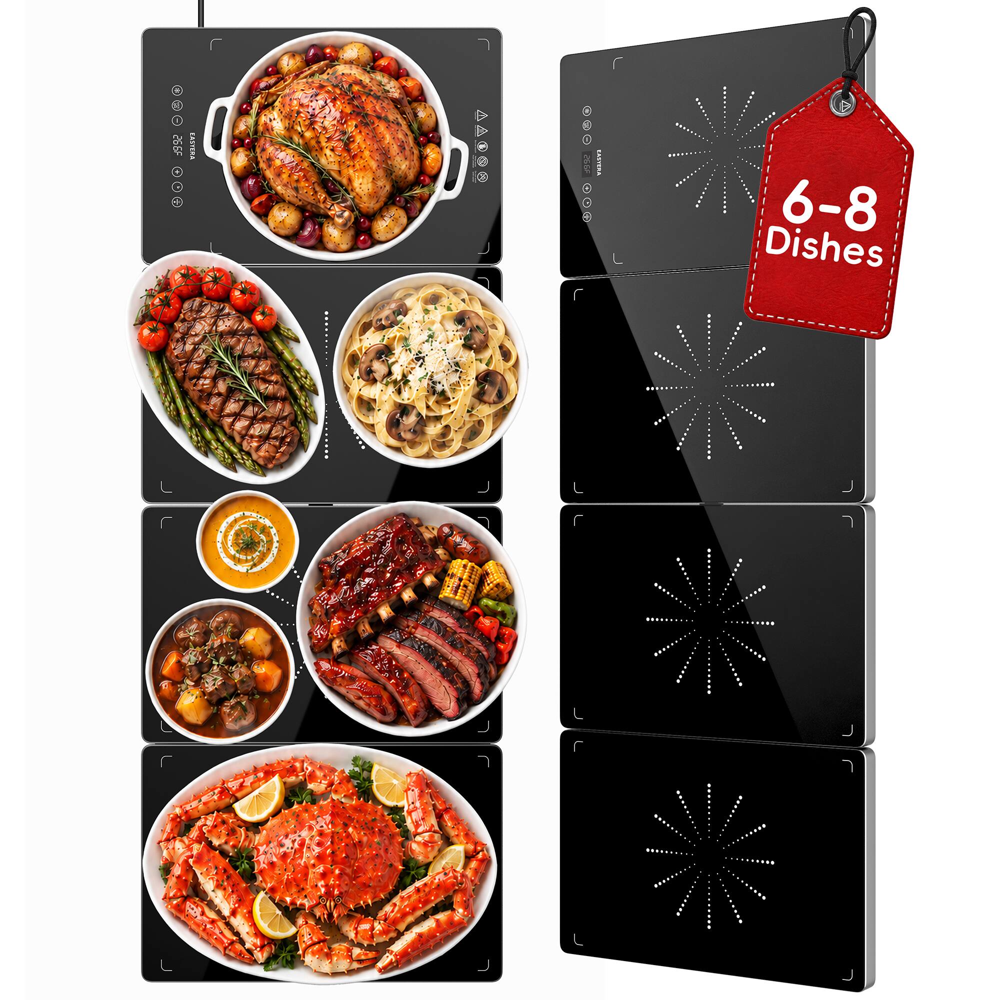 Easyera 4 in 1 Electric Buffet Food Warmer, 41