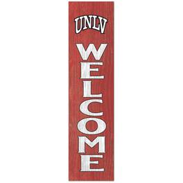 Jardine - UNLV Rebels 12'' x 48'' Welcome Outdoor Leaner Sign - Red