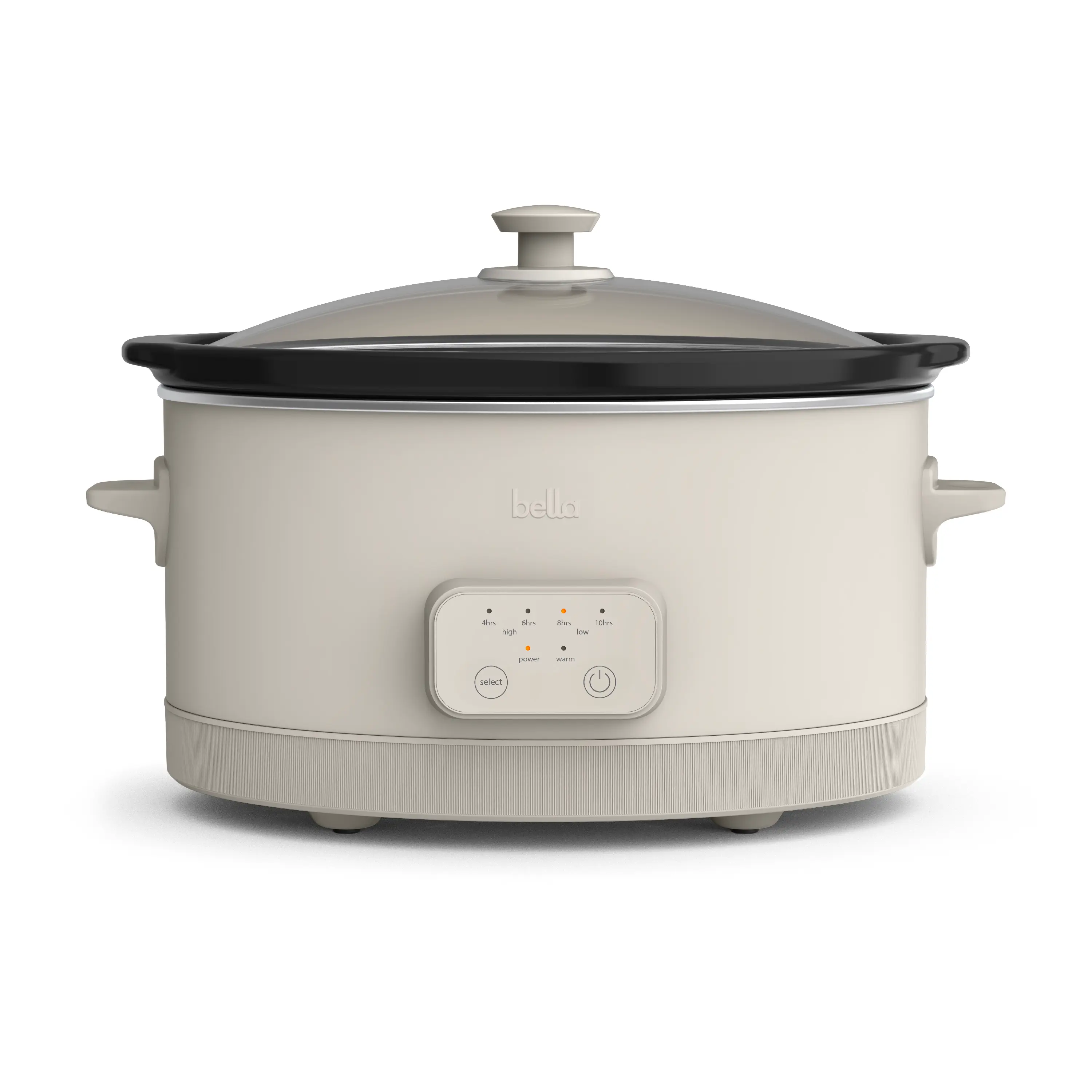 Bella - 6-qt. Programmable Slow Cooker - Oatmilk