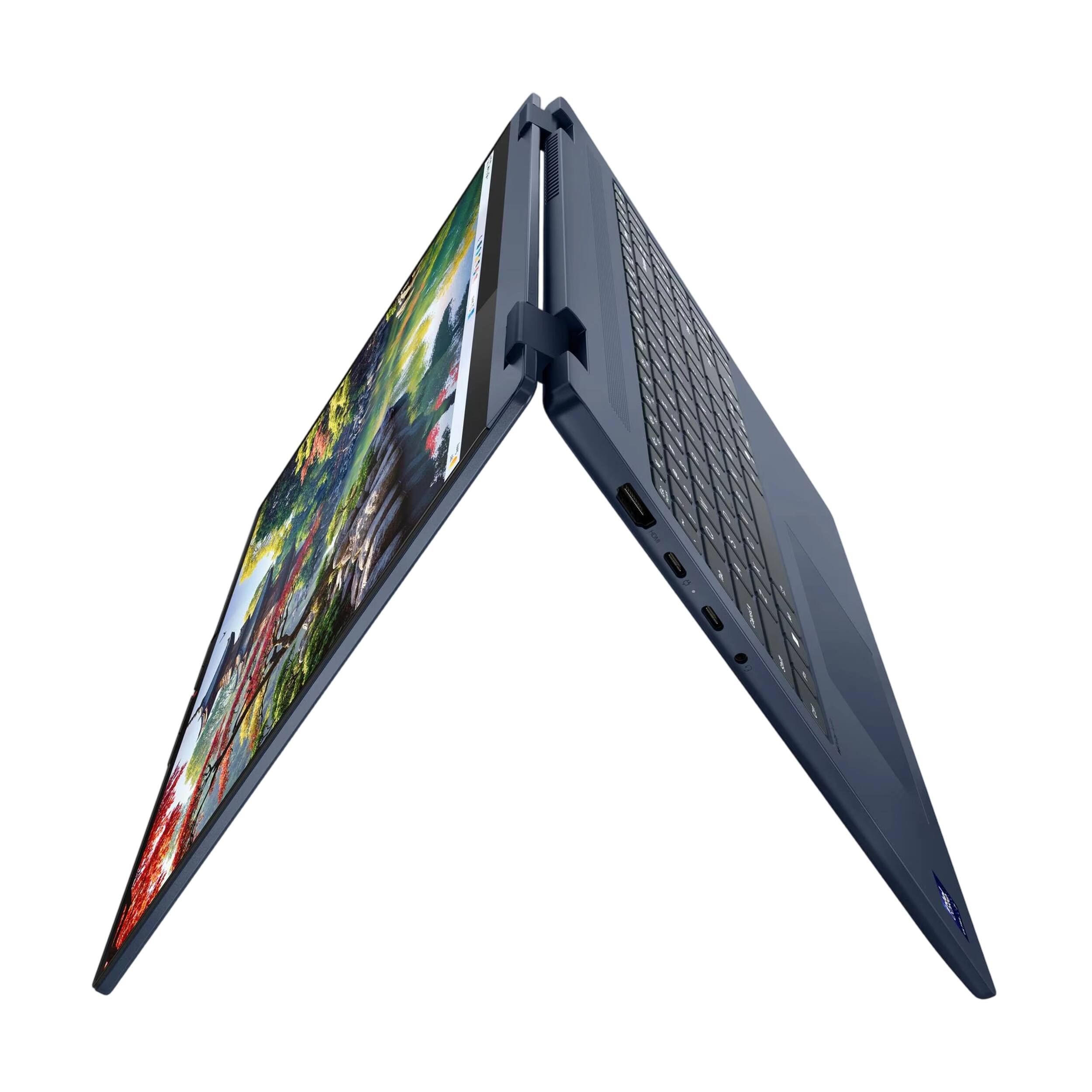 Alt View 5. Lenovo - Lenovo IdeaPad 5i Ultra 7 32GB 1TB SSD 16" Touch 2-in-1 Laptop - Slate Blue.