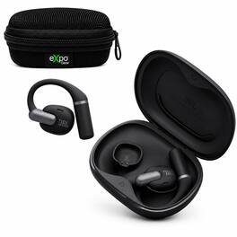 JBL - Sense Pro Open-Ear Wireless Headphones with Case - Black