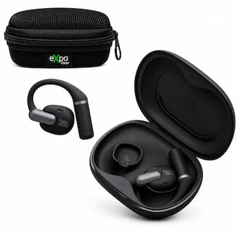 JBL Sense Pro Open Ear Wireless Headphones with Case Black JBL Sense Pro Open Ear Wireless Headphones with Case Black