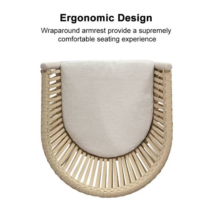 Ergonomic Design  
Wraparound armrests provide a supremely comfortable seating experience
