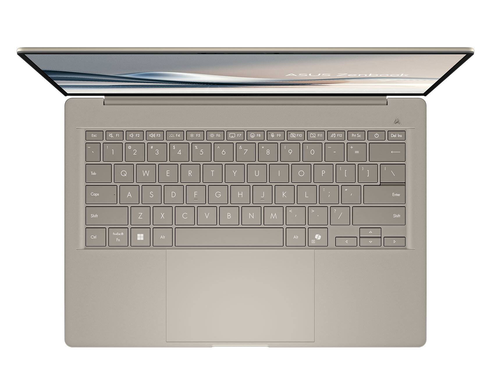 ASUS - Zenbook A14 Laptop 14.0 OLED (Qualcomm Snapdragon X Plus, 16GB LPDDR5X, 512GB SSD, Win 11 Home) w/USB Hub - Zabriskie Beige