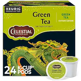 Celestial Seasonings - Green Tea, Keurig® K-Cup® Pods, 24/Box (5000330010)