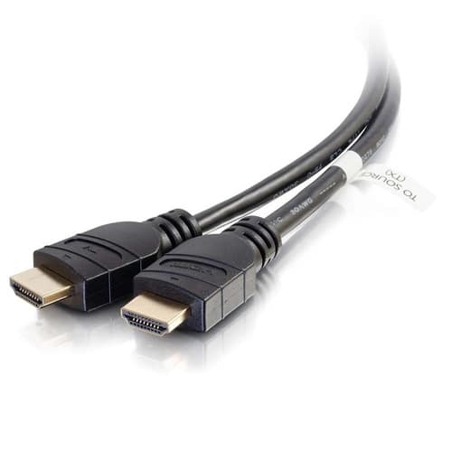 C2G - 757120414148 41414 35-feet (10.7m) Active High Speed HDMI Cable - 4K at 60Hz - In-Wall - CL3 Rated - 1 x HDMI (T - Black