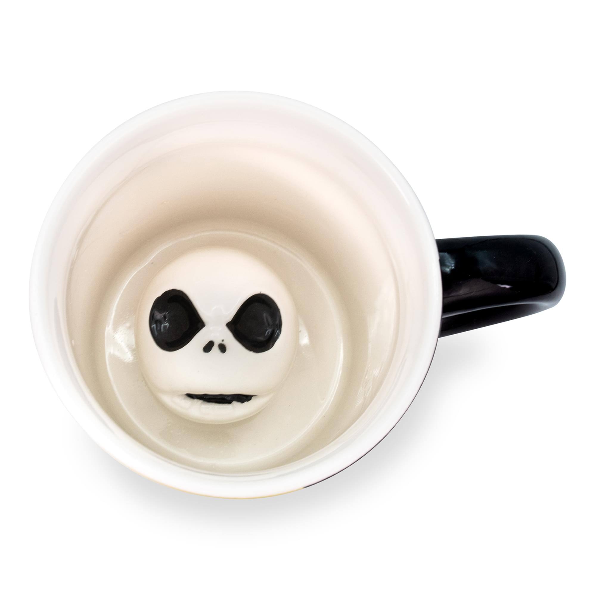 Alt View 10. Disney - Disney The Nightmare Before Christmas Ceramic Mug With 3D Jack Sculpt Inside - Black.