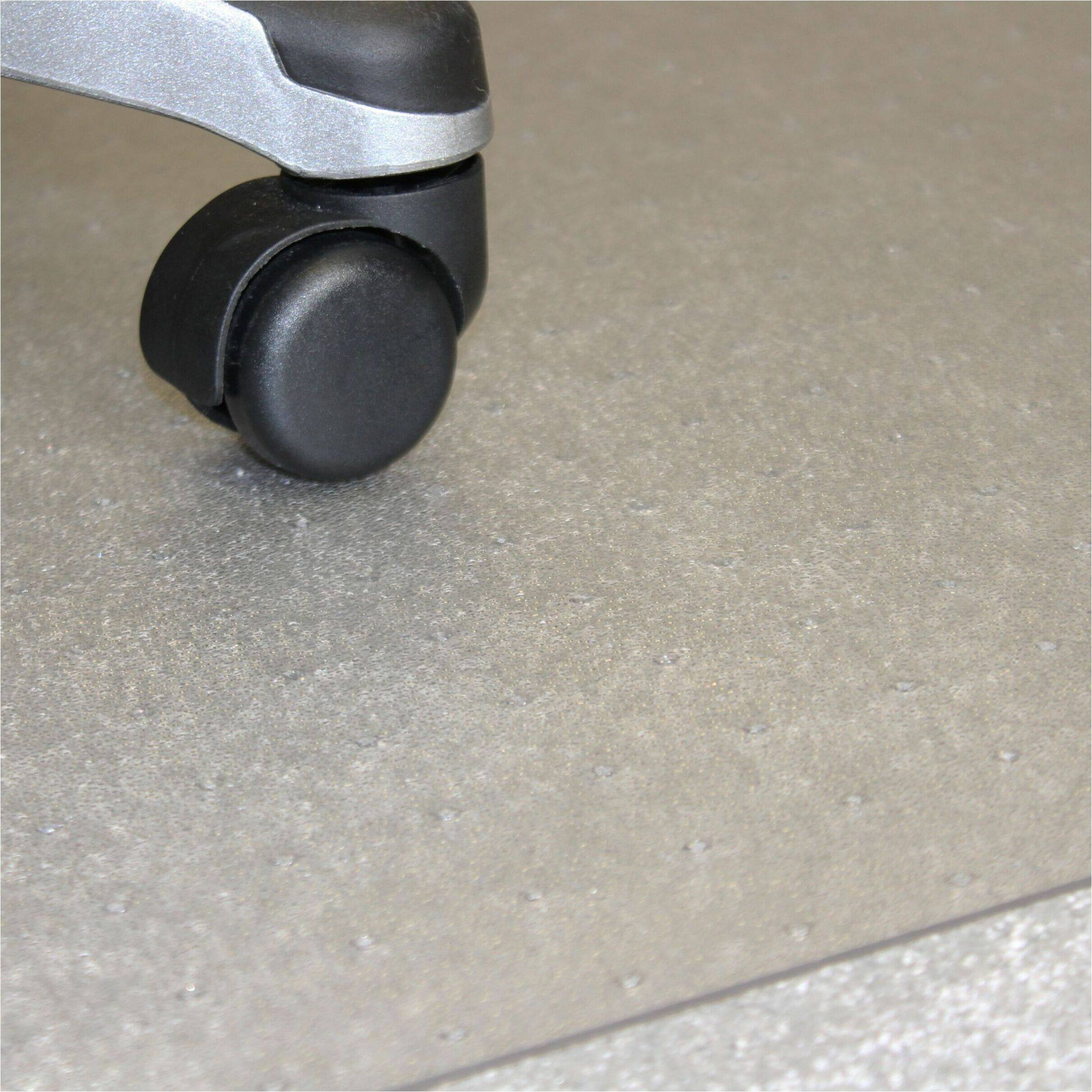 Alt View 22. Floortex - Floortex BioPlus Eco Friendly Carbon Neutral Chair Mat for Low / Medium Pile Carpets up to 1/2" thick - 46" x 60" - Clear.