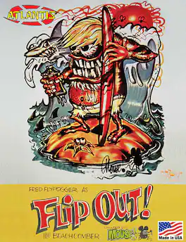 PopMarket - Atlantis Toy and Hobby - Flipout Fred Flypogger Model Kit (Net) - COLLECTIBLES - Multicolor