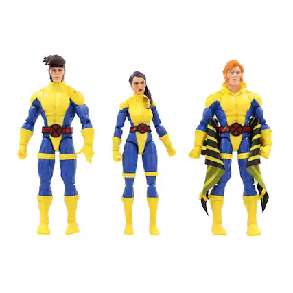 Front. Marvel - Marvel Legends X-Men 6 Inch Action Figure 3-Pack | Banshee, Gambit, & Psylocke.