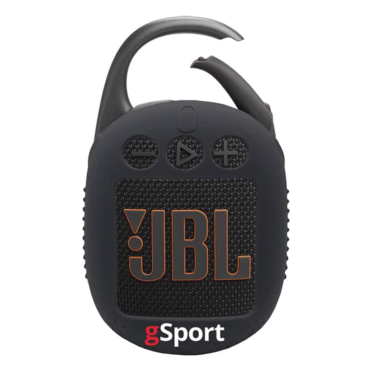 JBL - Clip 5 Ultra Portable Bluetooth Speaker with gSport Silicone Sleeve - Black