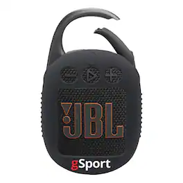 JBL - Clip 5 Ultra Portable Bluetooth Speaker with gSport Silicone Sleeve - Black