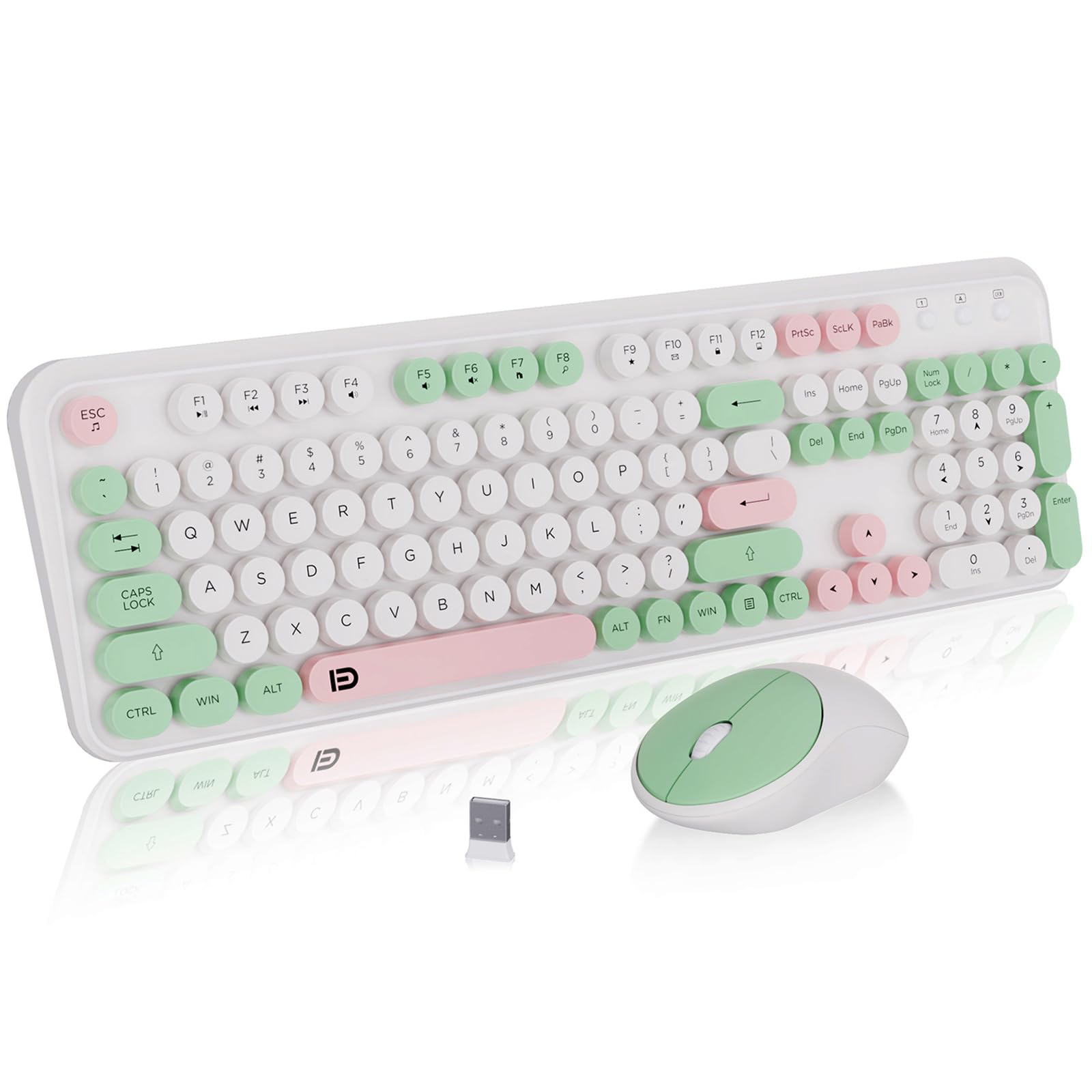 105Keys White Colorful