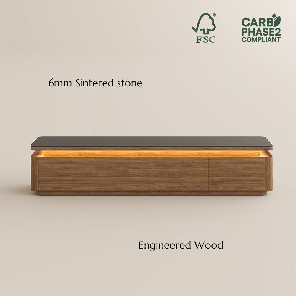 FSC CARB PHASE2 COMPLIANT  
6mm Sintered stone  
Engineered Wood