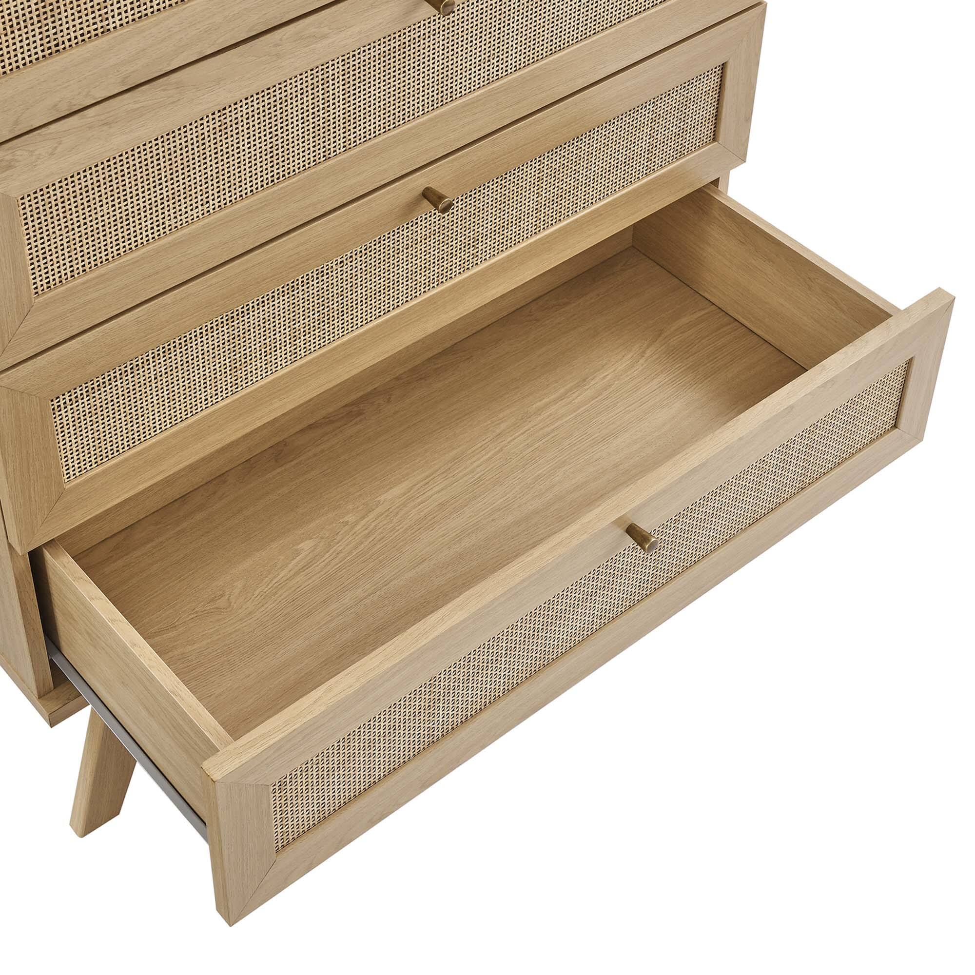 Alt View 3. Modway - Soma 5-Drawer Chest by Modway - Oak.
