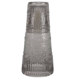 Jay Import - Vintage Smoke Carafe Set 32.13 OZ - Gray