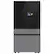 Front. Samsung - Bespoke 29 cu. ft. 4-Door French Door Refrigerator with AI Home - Fingerprint Resistant Stainless Steel.
