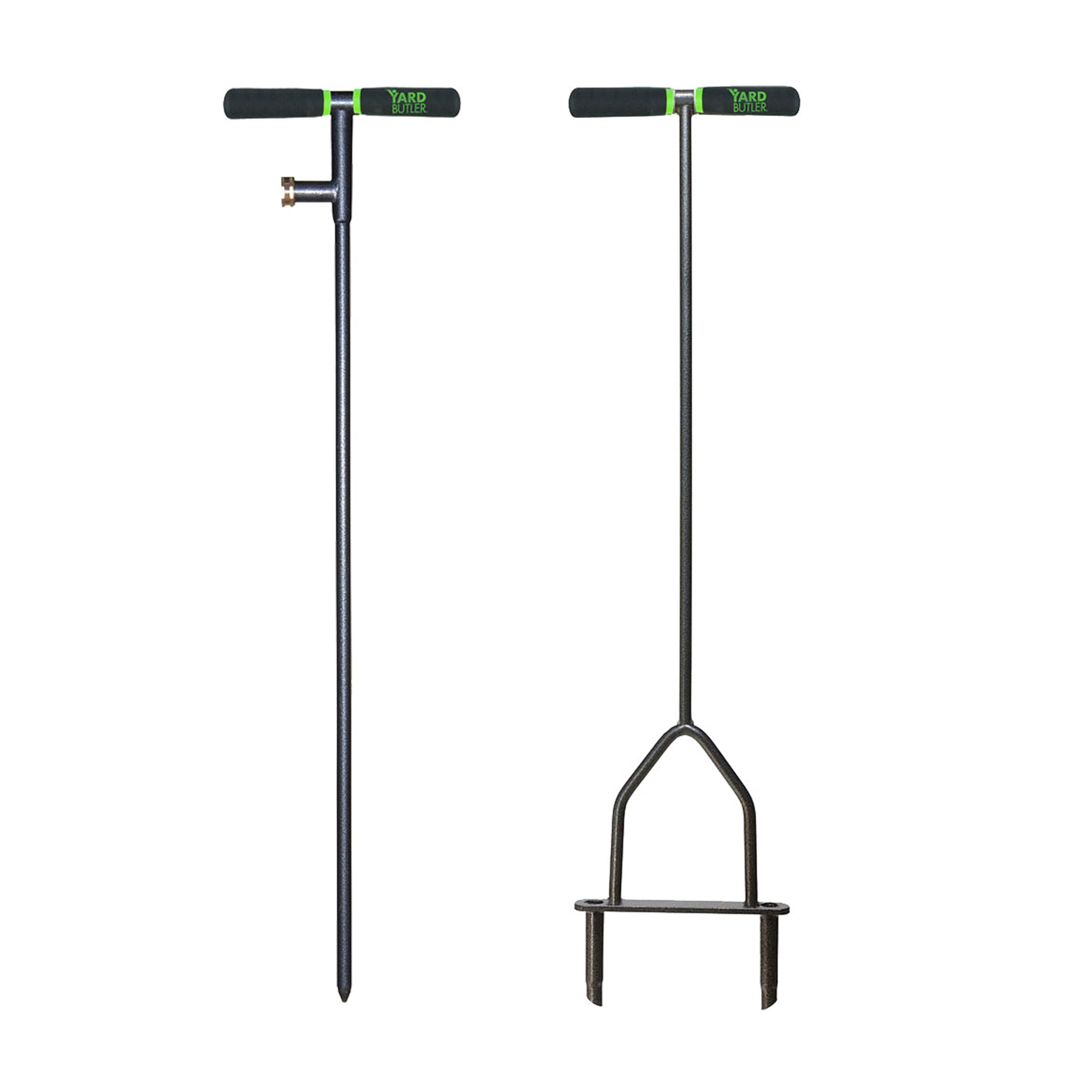 Yard Butler - Aerator & Irrigator Bundle - Lawn Care Tool for Aerating, Long-Handled, Cushioned Handles IBDB-1