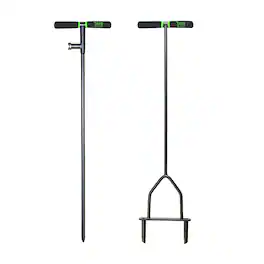 Yard Butler - Aerator & Irrigator Bundle - Lawn Care Tool for Aerating, Long-Handled, Cushioned Handles IBDB-1