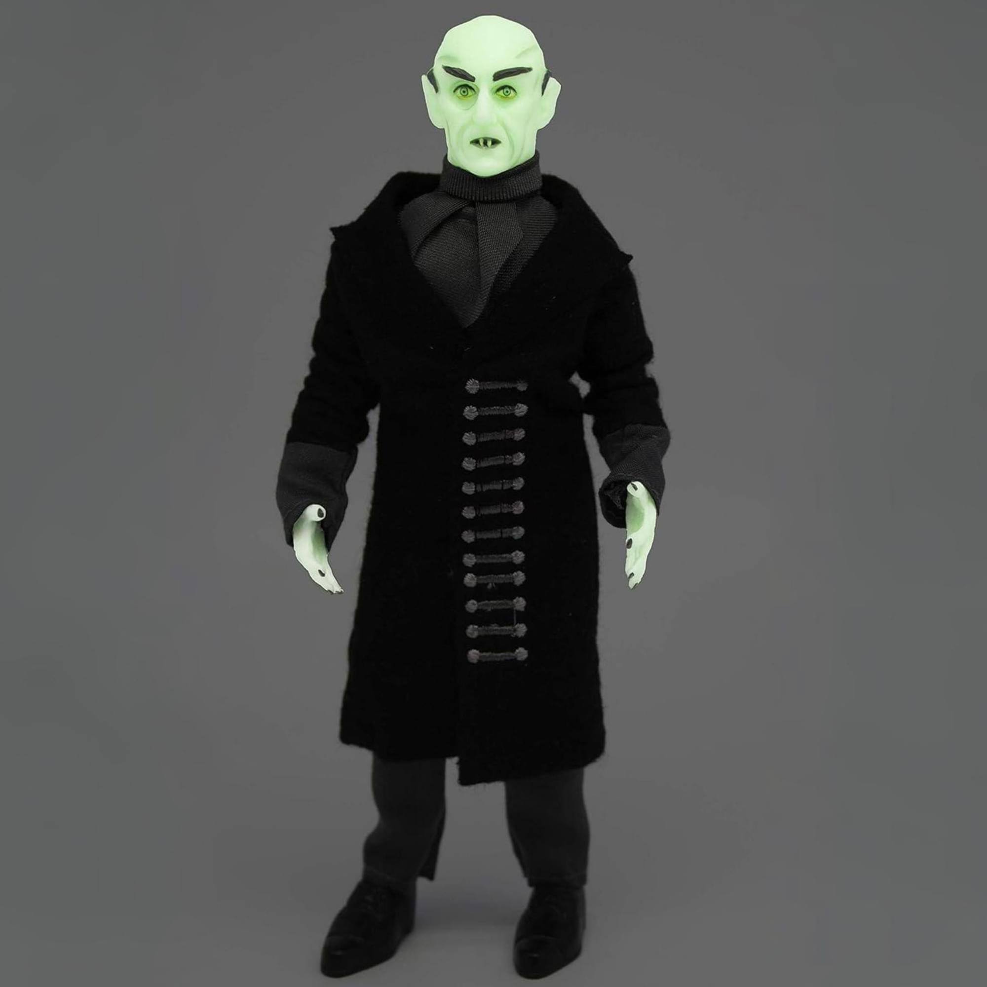 Alt View 2. Mego - Mego Nosferatu Glow-In-The-Dark 8 Inch Action Figure - White.