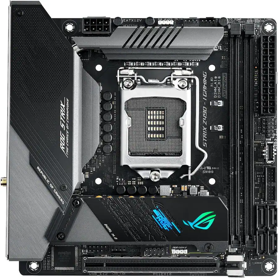 ASUS ROG STRIX Z490 I GAMING (WiFi 6) LGA 1200 (Intel 10th Gen