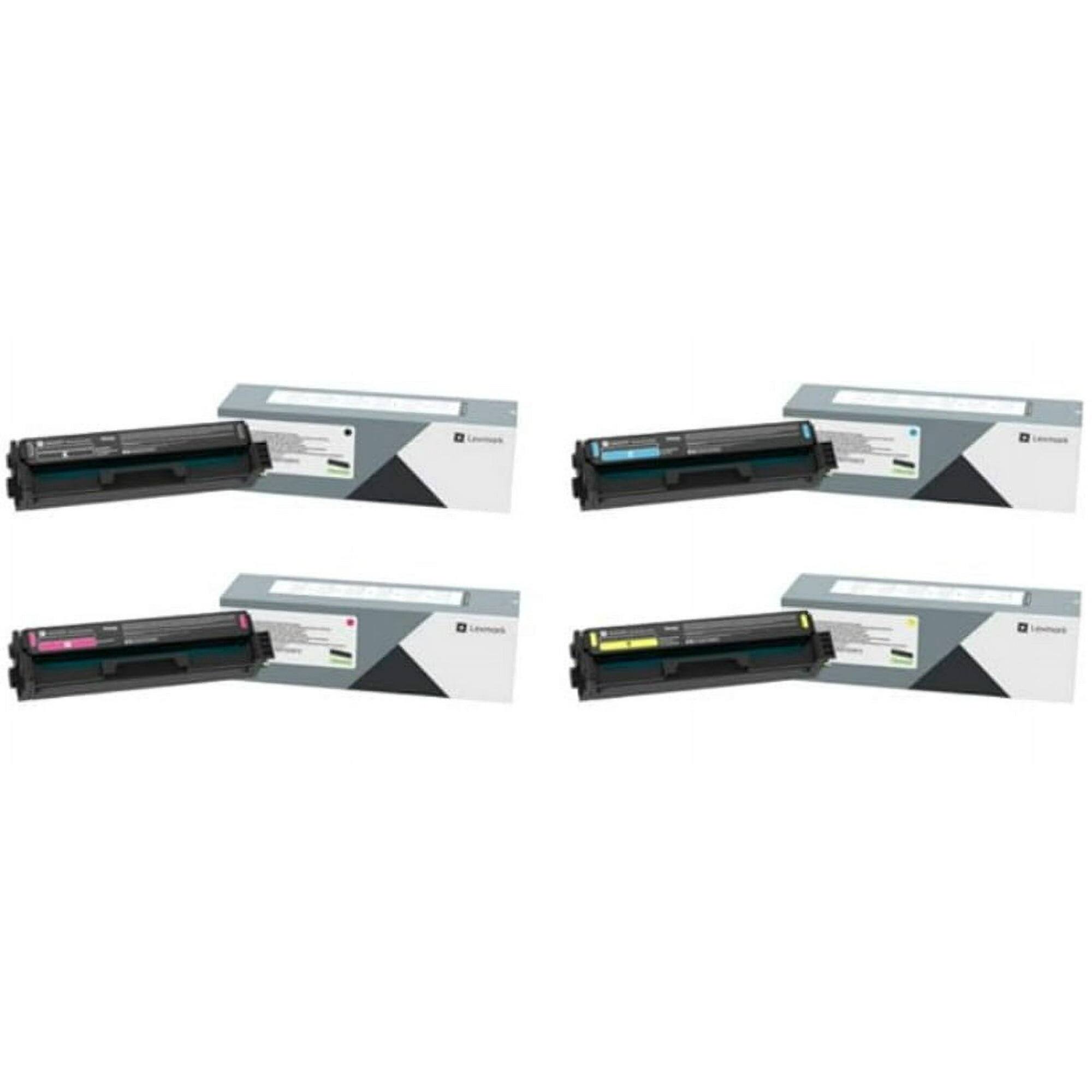 Angle. Lexmark - Lexmark C3224/C3326, Black/Cyan/Magenta/Yellow, C3210KOSET, 4 Pack.