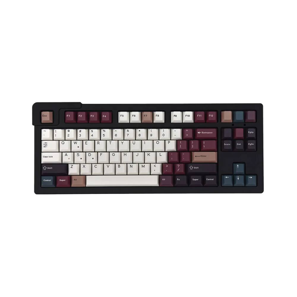 Sure, here is the corrected and grouped text from the image:

**Top Row:**
- Esc
- F1 F2 F3 F4 F5 F6 F7 F8 F9 F10 F11 F12

**Second Row:**
- 1 ! 2 @ 3 # 4 $ 5 % 6 ^ 7 & 8 * 9 ( 0 ) - _ + = Backspace

**Third Row:**
- Tab Q W E R T Y U I O P [ { ] } \ | Enter

**Fourth Row:**
- Caps Lock A S D F G H J K L ; : ' " Backspace

**Fifth Row:**
- Shift Z X C V B N M , < . > ? Shift

**Function Keys:**
- Fn
- Control
- Super
- Alt

**Additional Keys:**
- Delete
- End
- PgDn
- PgUp
- Home
- Insert
- Arrow Keys (Up, Down, Left, Right)

**Special Keys:**
- Super
- Control
- Alt
- Fn

**Other:**
- Super A
- Super E
- Super S
- Super D
