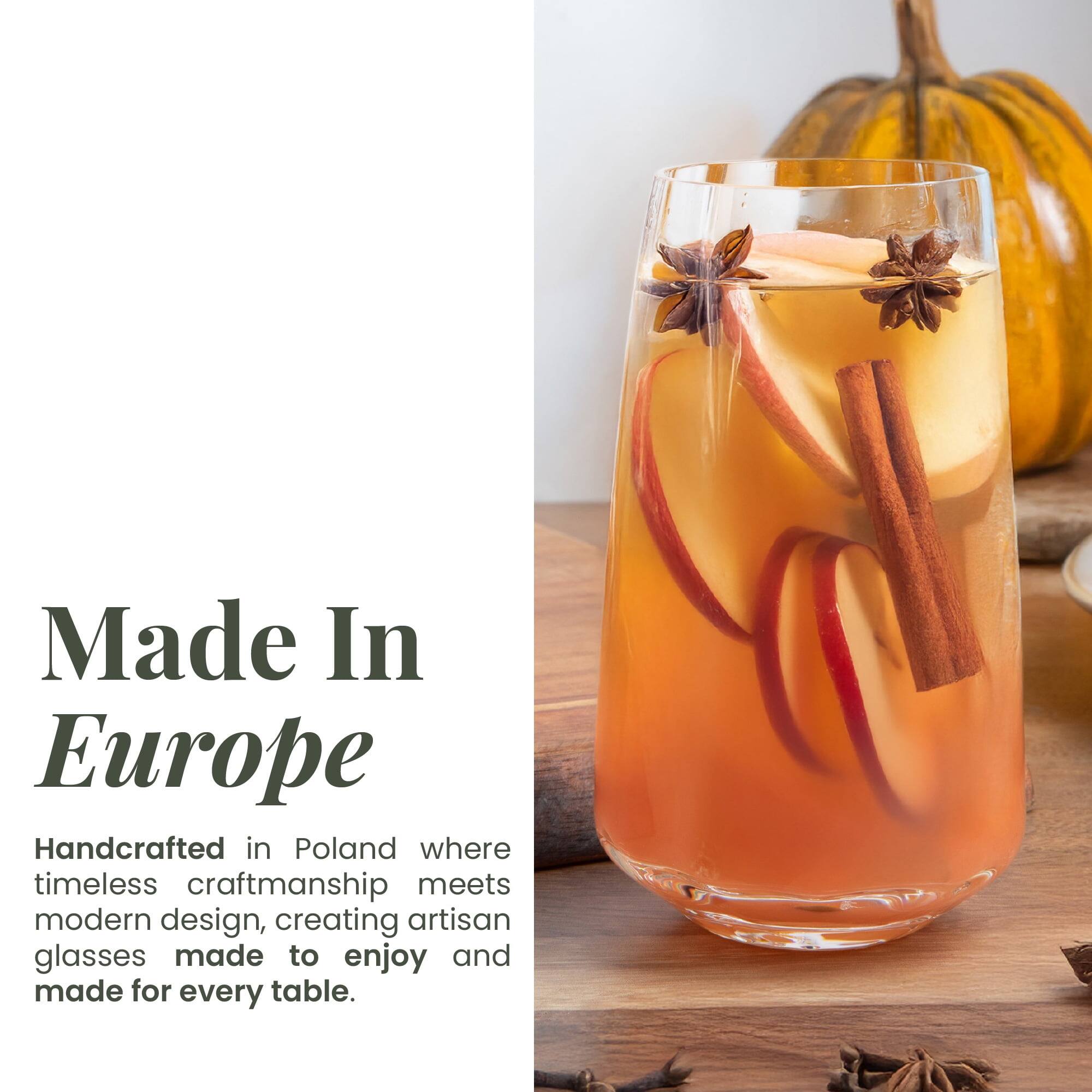 Made In Europe

Handcrafted in Poland where timeless craftsmanship meets modern design, creating artisan glasses made to enjoy and made for every table.