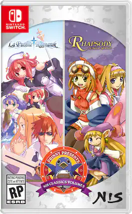 Front. Koei Tecmo - Prinny Presents NIS Classics Volume 3: La Pucelle: Ragnarok / Rhapsody: A Musical Adventure. - T (Teen 13+)