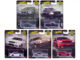 "Power Trip" 5 piece Set "Car Culture" 2026 Series R Diecast Model Cars by Hot Wheels
