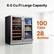 6.0 Cu.Ft Large Capacity
100 Cans
28 Bottles
