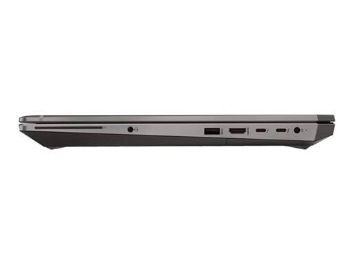 Alt View 4. HP - ZBook 15 G6 15.6" FHD Intel Core i7-9850H 2.6 GHz 32GB DDR4 256 GB SSD NVIDIA Quadro T1000 Windows 11 Pro Laptop - Gray.