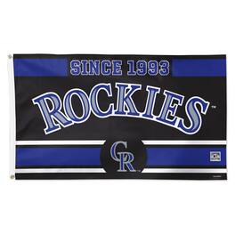 WinCraft - Colorado Rockies 3' x 5' Single-Sided Franchise Establishment Deluxe Flag - Multicolor