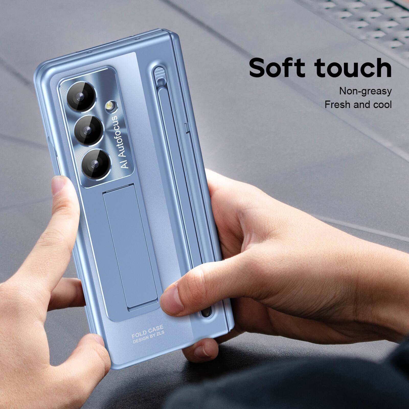 Soft touch  
Non-greasy  
Fresh and cool  

AI Autofocus  

FOLD CASE  
DESIGN BY ZLS