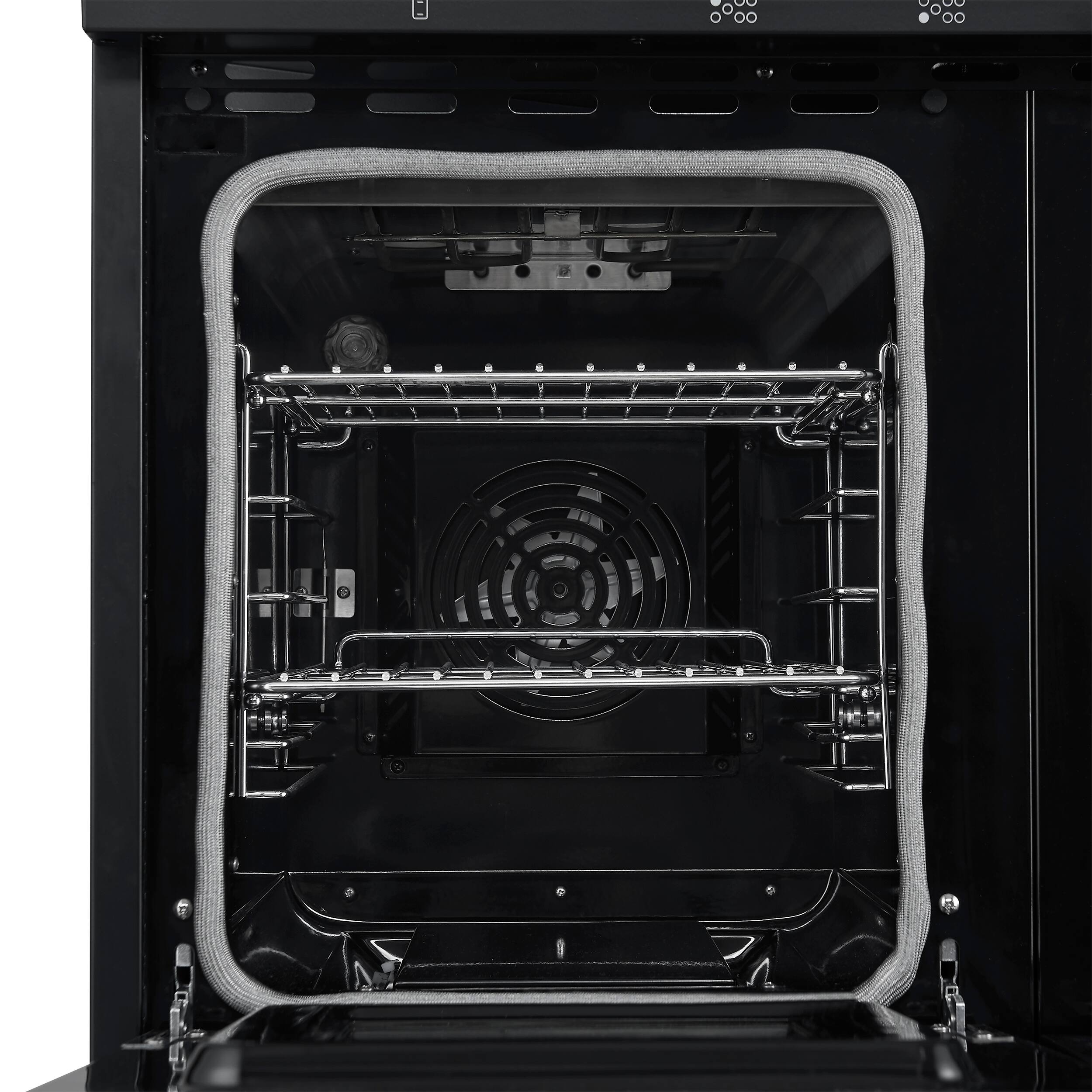 Alt View 10. Forno Appliances - Paolo 6.7 Cu. Ft. Freestanding Electric True Convection Range - Black.
