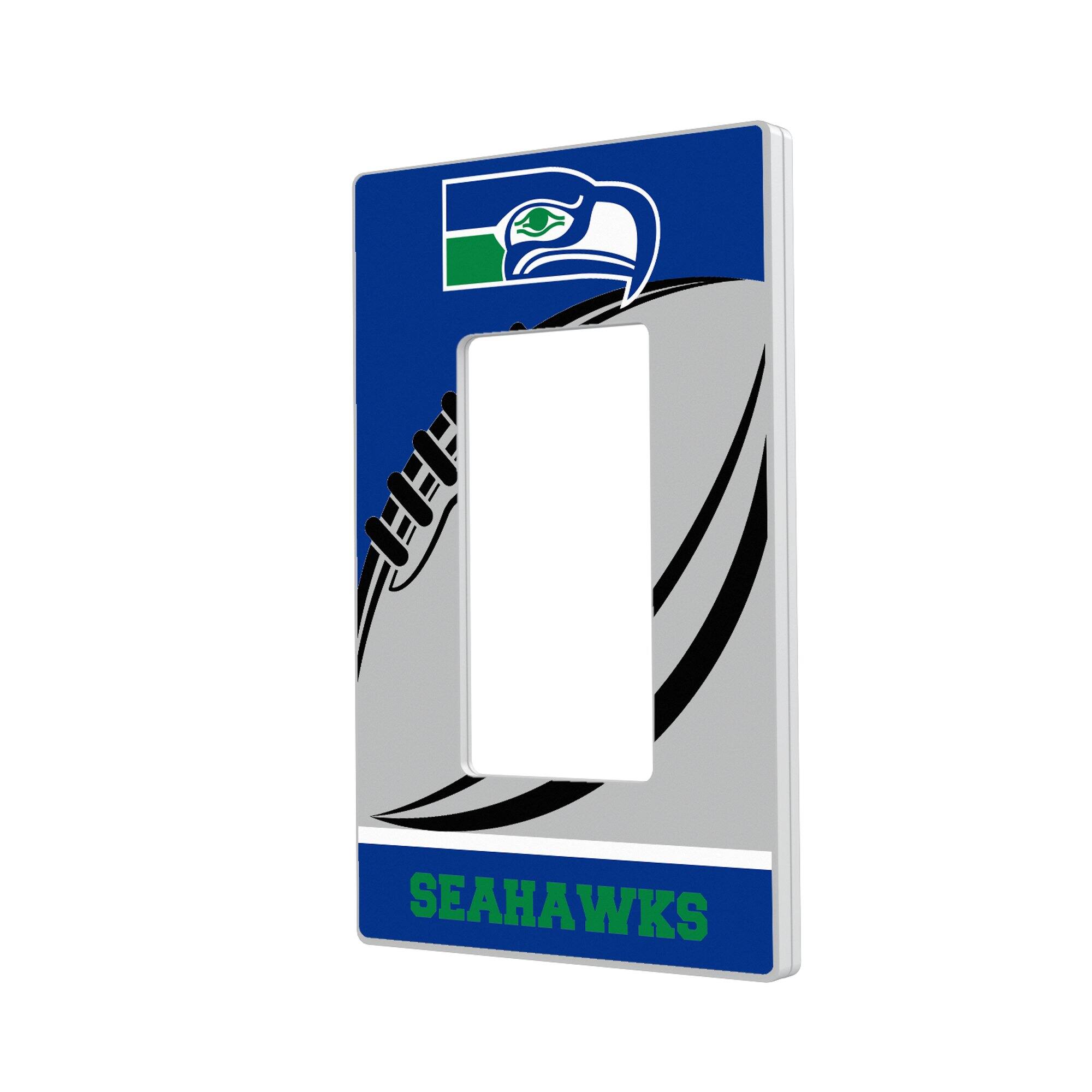 Keyscaper - Seattle Seahawks Passtime Design Single Rocker Lightswitch Plate - Multicolor price history on PriceWatchPro