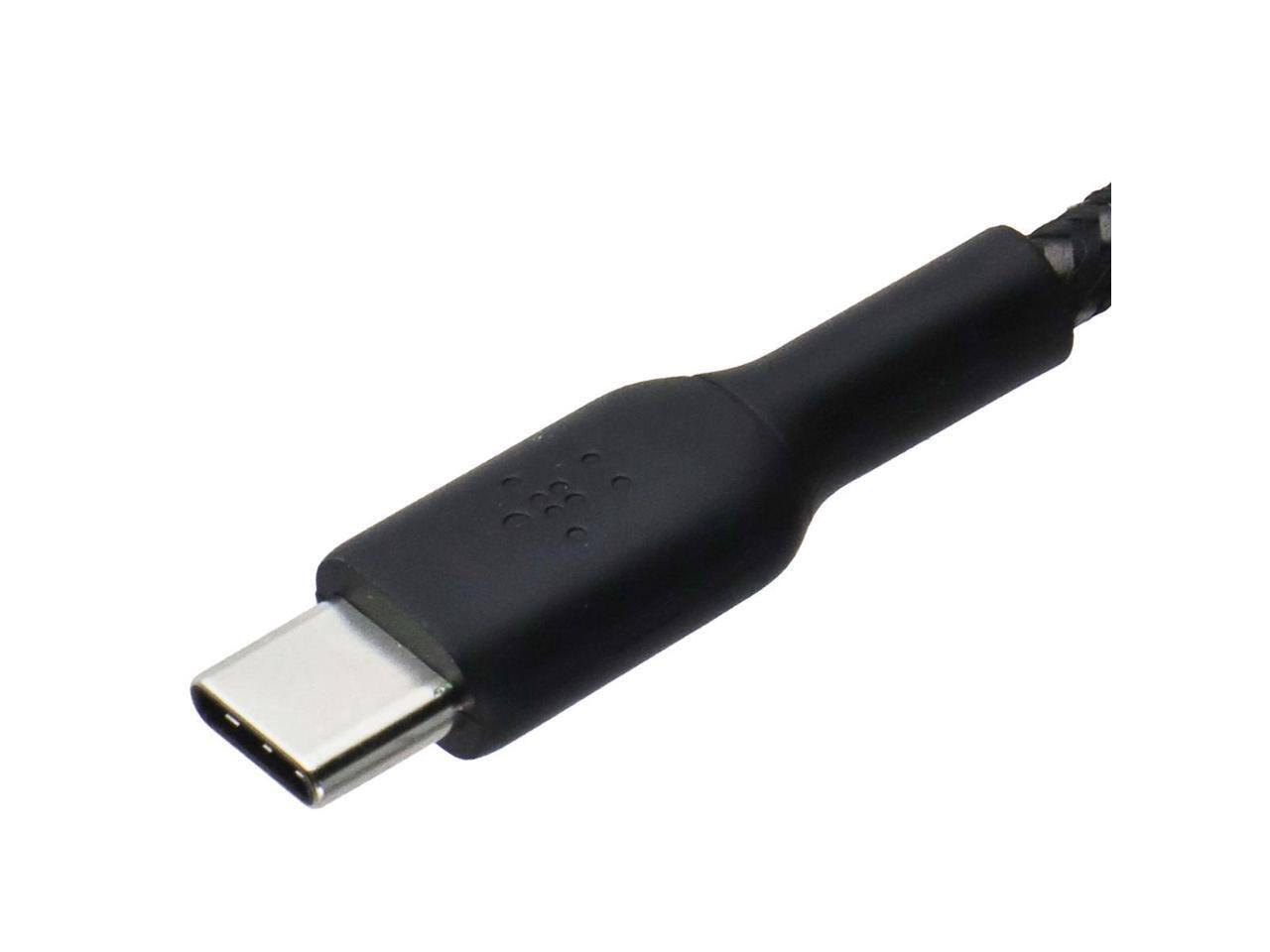 Alt View 6. Belkin - BELKIN CAA004bt1MBK BOOST CHARGE Black Braided USB-C to Lightning Cable 3.28 ft. (1 m).